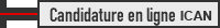 Institut num�rique ICAN - Candidature en ligne