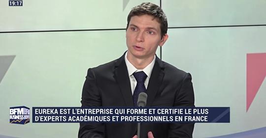 BFM Business, interview d’Alexandre David PDG d’Eureka Certification